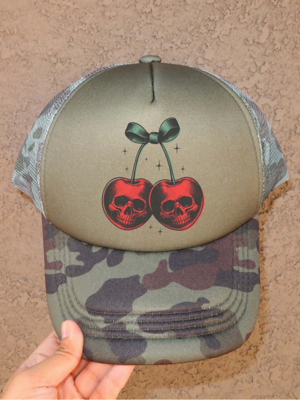 Cherry Graves Trucker Hat